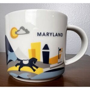 Starbucks MARYLAND You‎ are Here Collection Mug 14 Ounce 2015